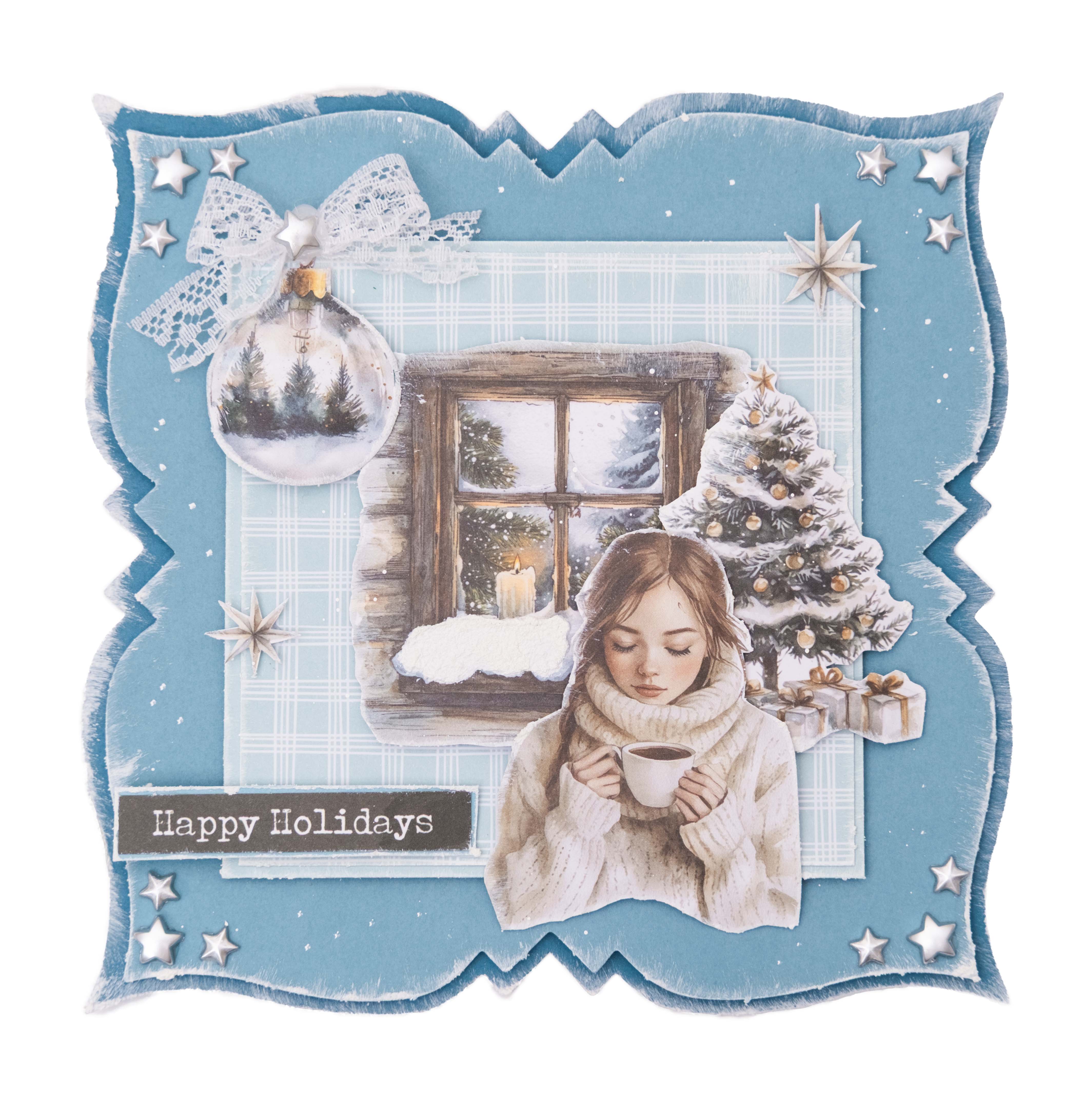 SL Pattern Paper Pad Christmas Forest 36 Sheets