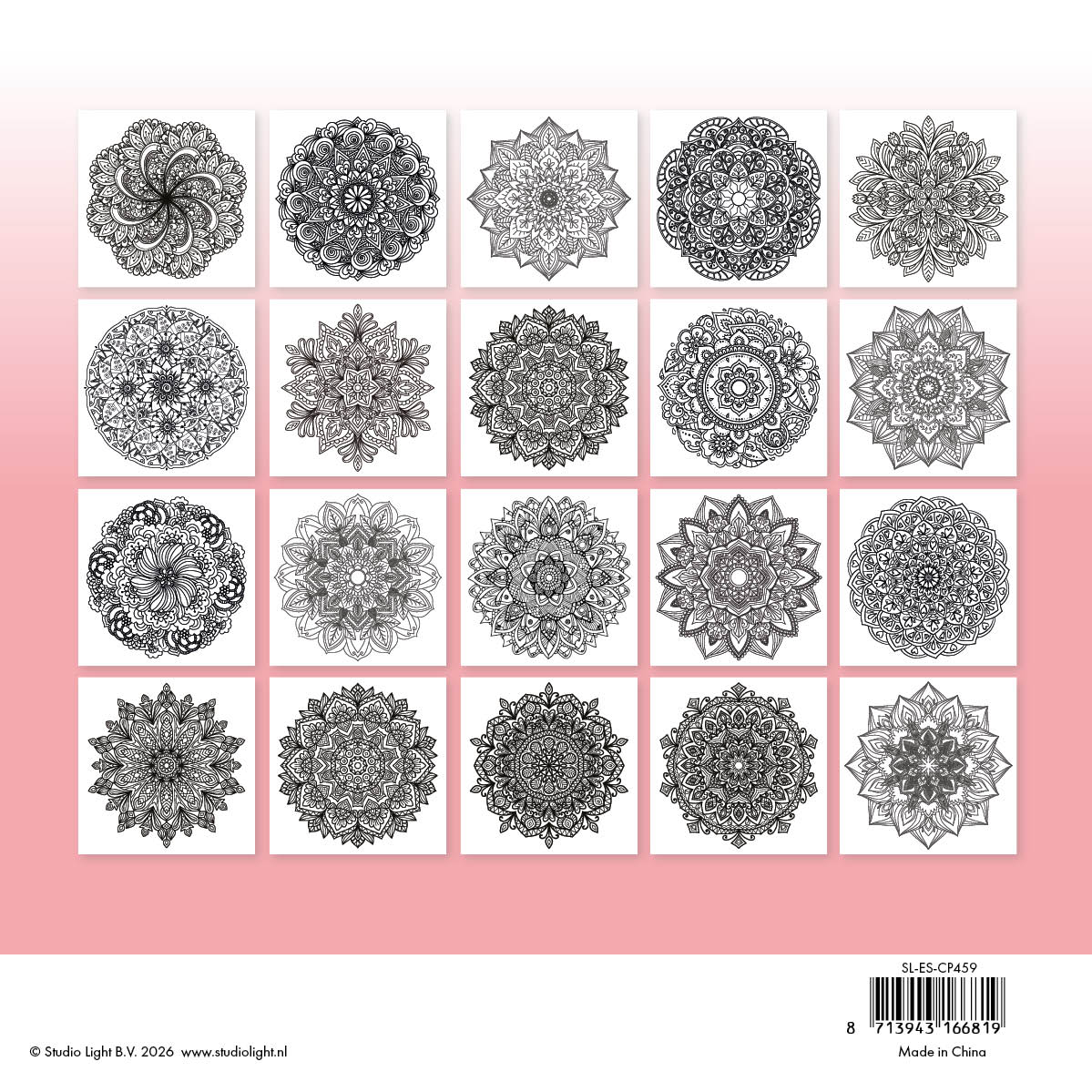 SL Coloring Pages Mandala Essentials 20 Sheets