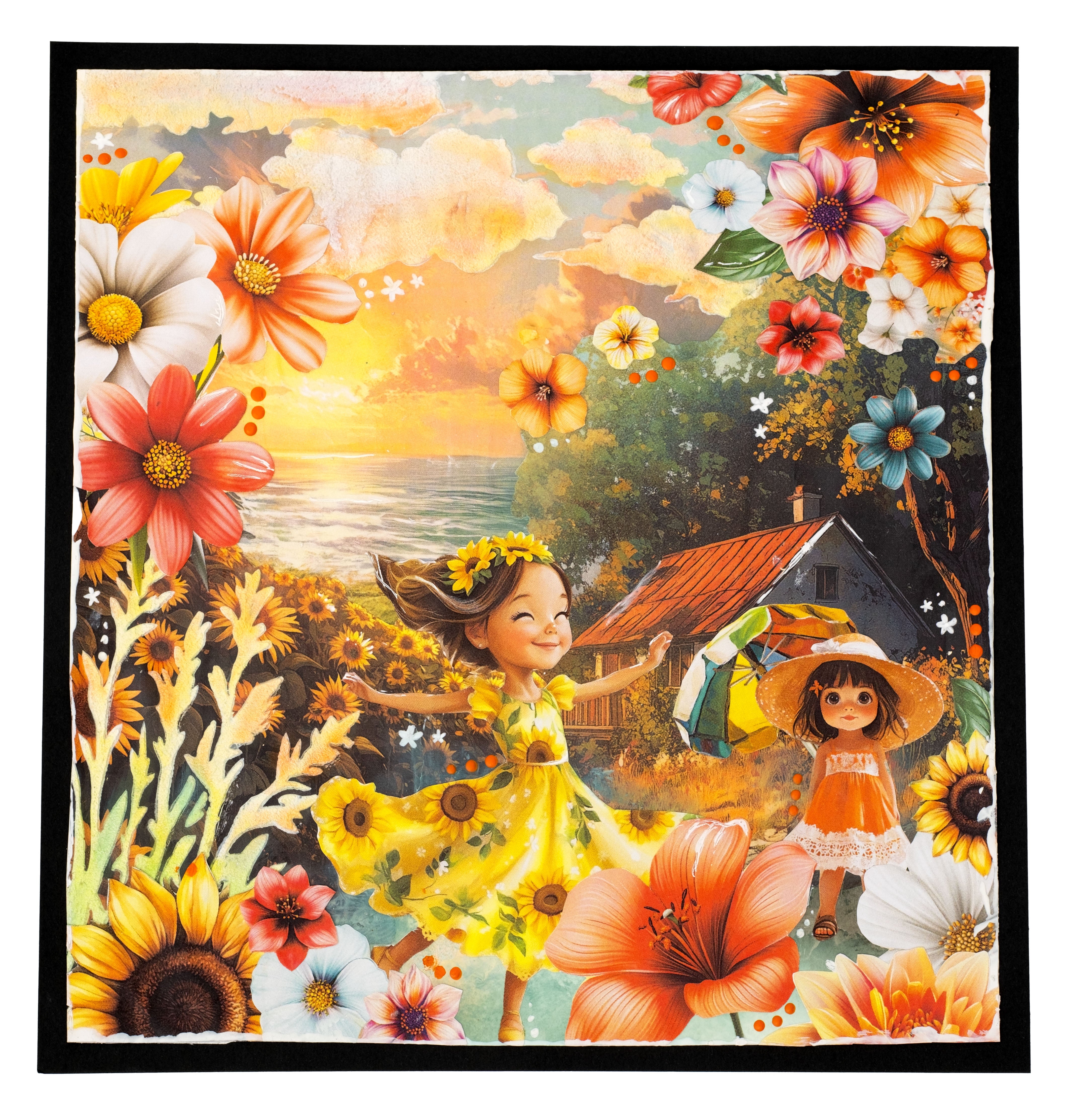 SL Collage Paper Pad Summer Beauty Essentials 24 Sheets