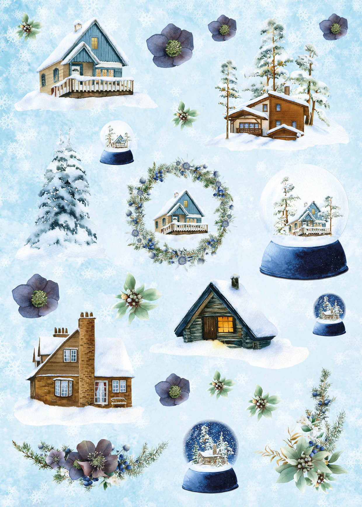 SL DIY Block Winter Scene Essentials 294x210x9mm 32 SH nr.60