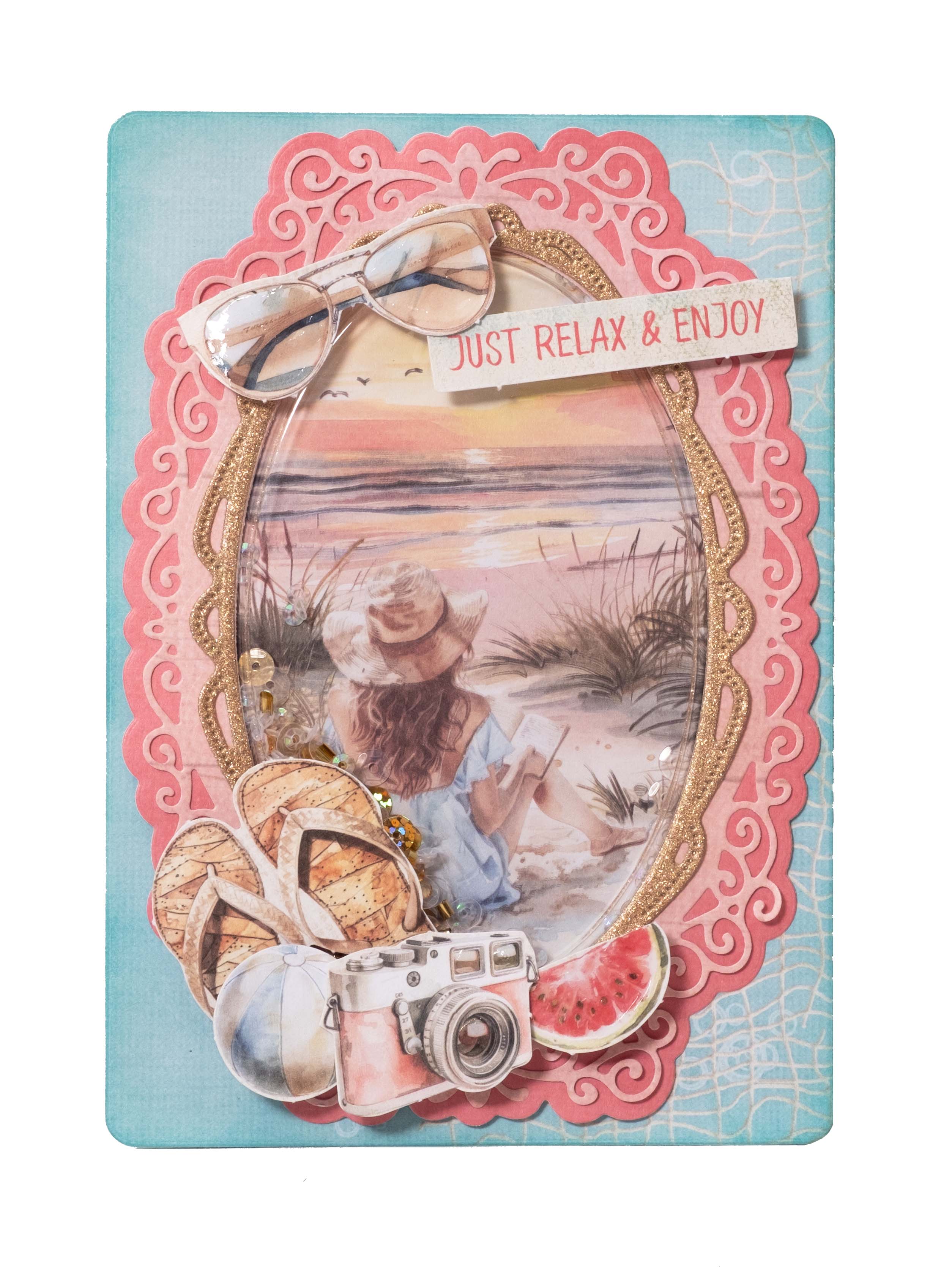 SL Die-Cut Paper Pad Summer Celebration Essentials 28 Sheets