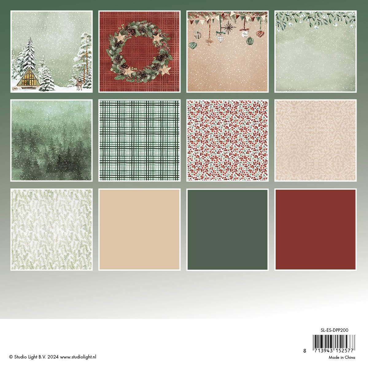 SL Design Paper Pad Festive Forest Essentials 36 SH