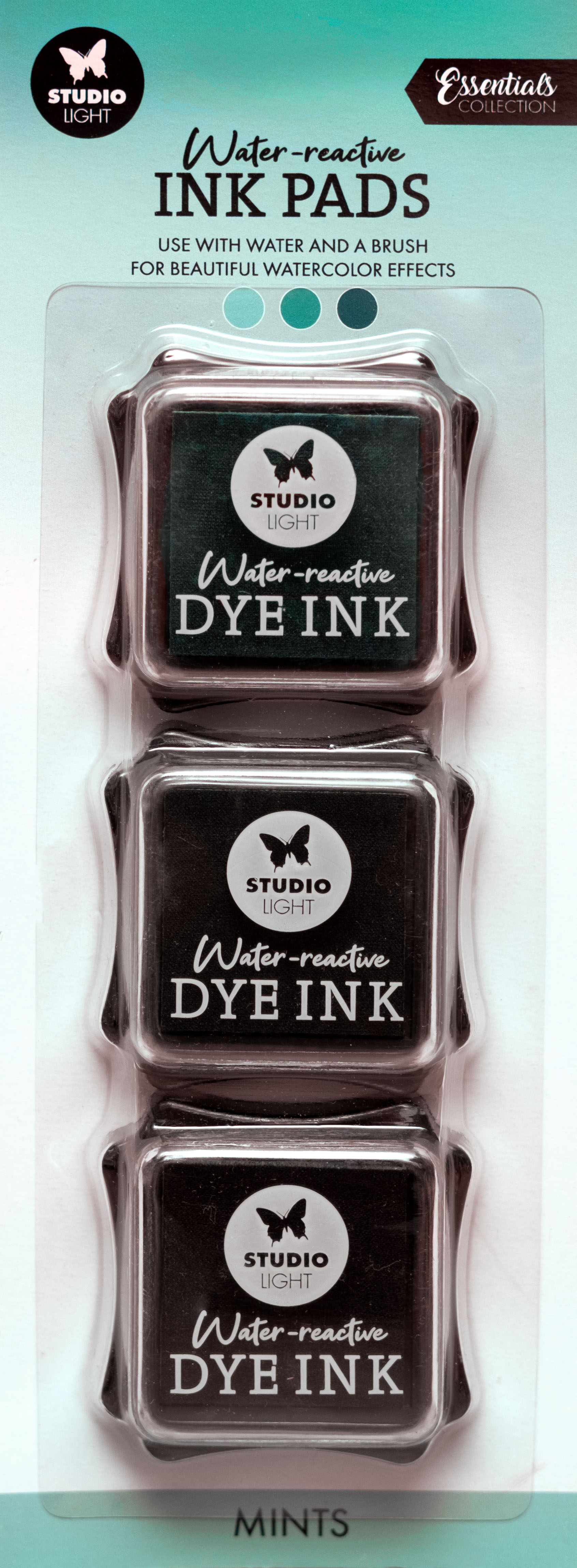 SL Water-Reactive Ink Pads Mints Essentials 3 Pieces