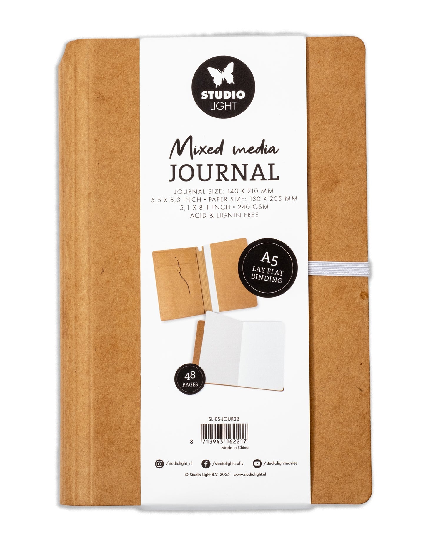 SL Mixed Media Journal A5 Size Essentials 48 Pages