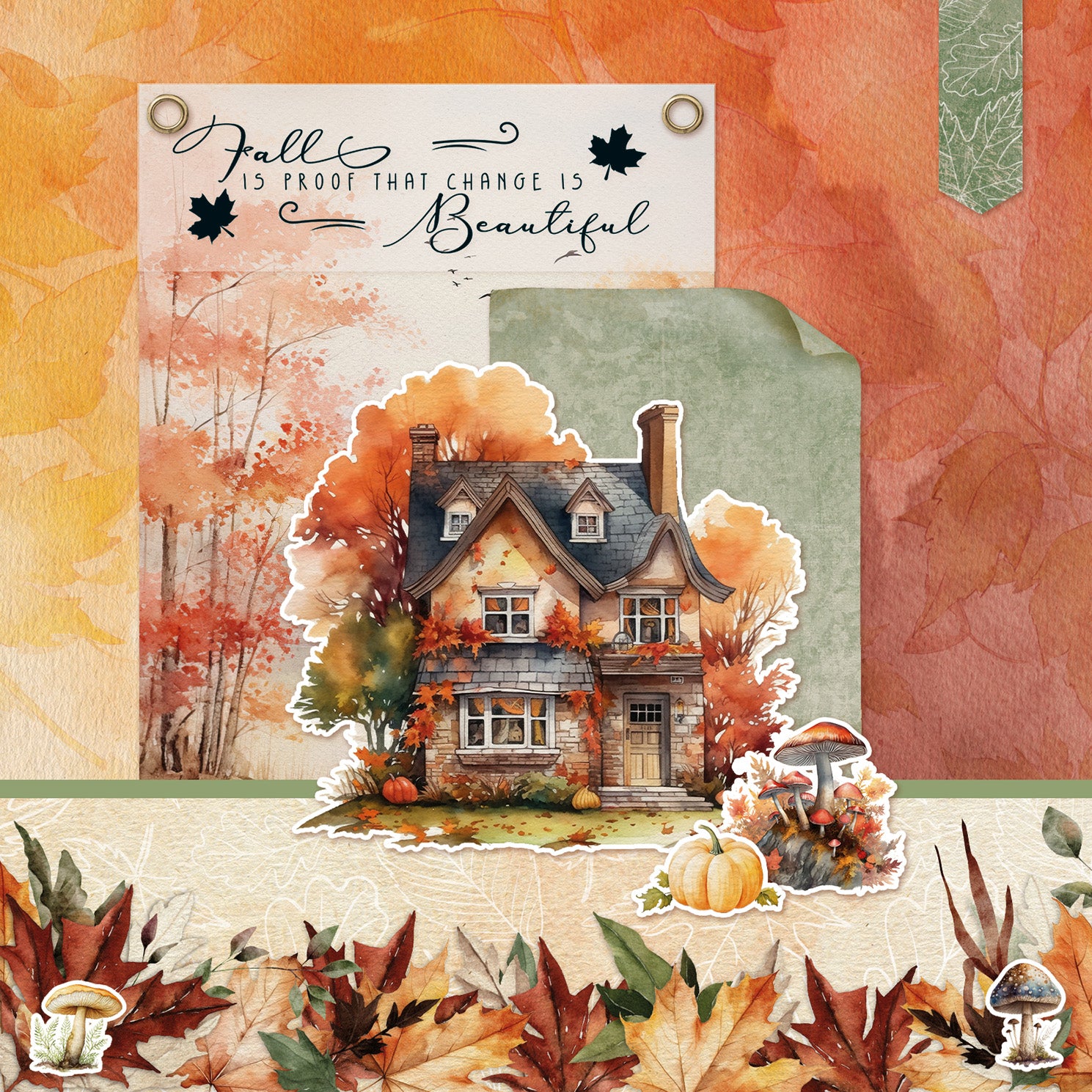 SL Mixed Paper Pad Amazing Autumn Essentials 42 SH