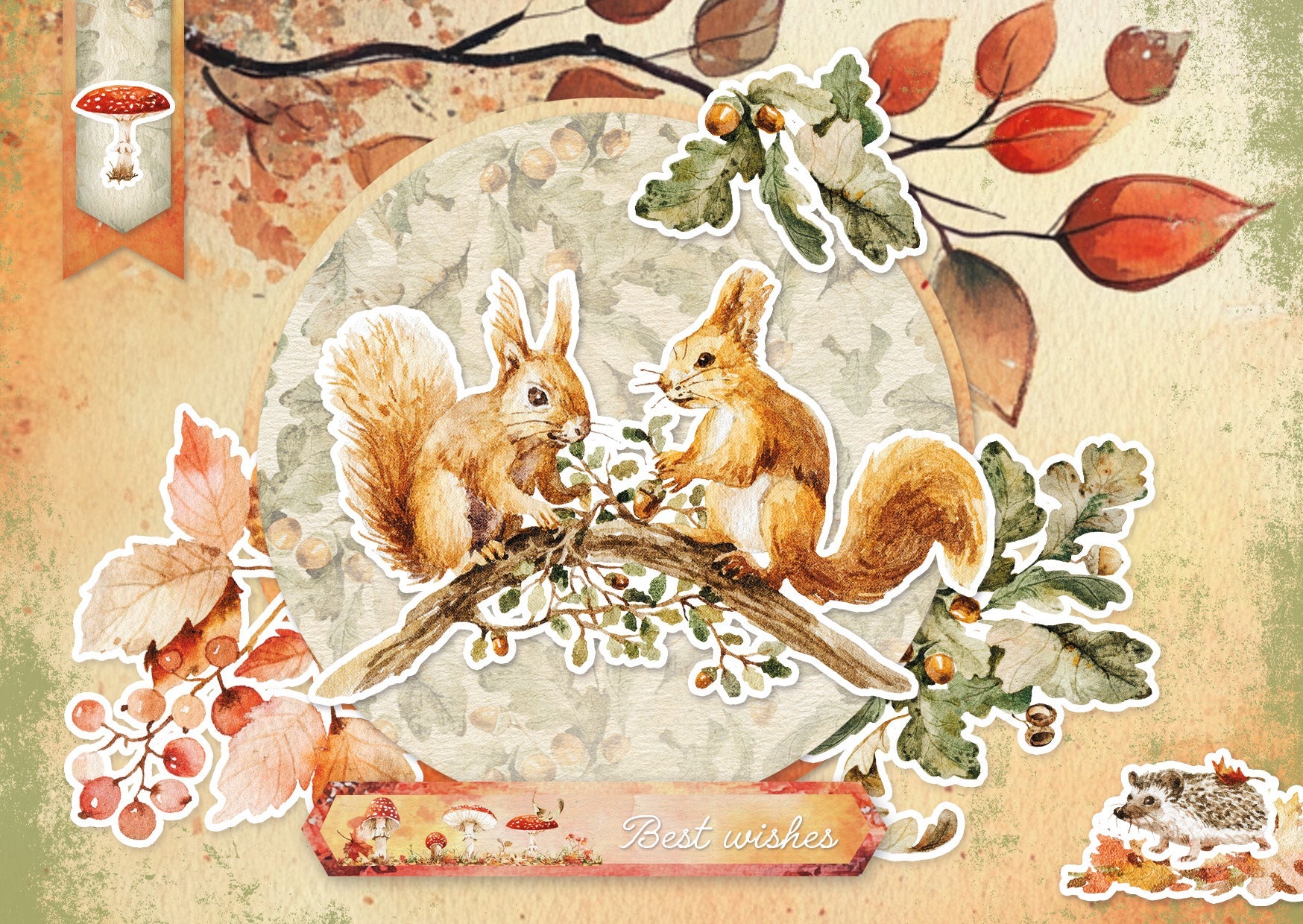 SL Mixed Paper Pad Autumn Essentials 42 Sheets