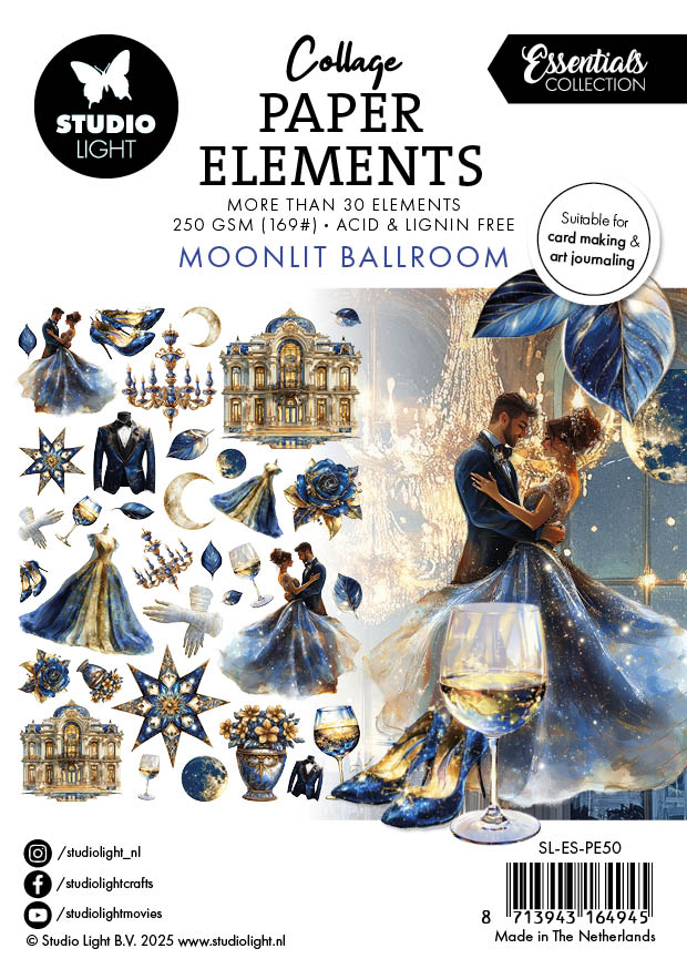 SL Paper Elements Moonlit Ballroom Essentials 105x148x4mm 35 Pieces