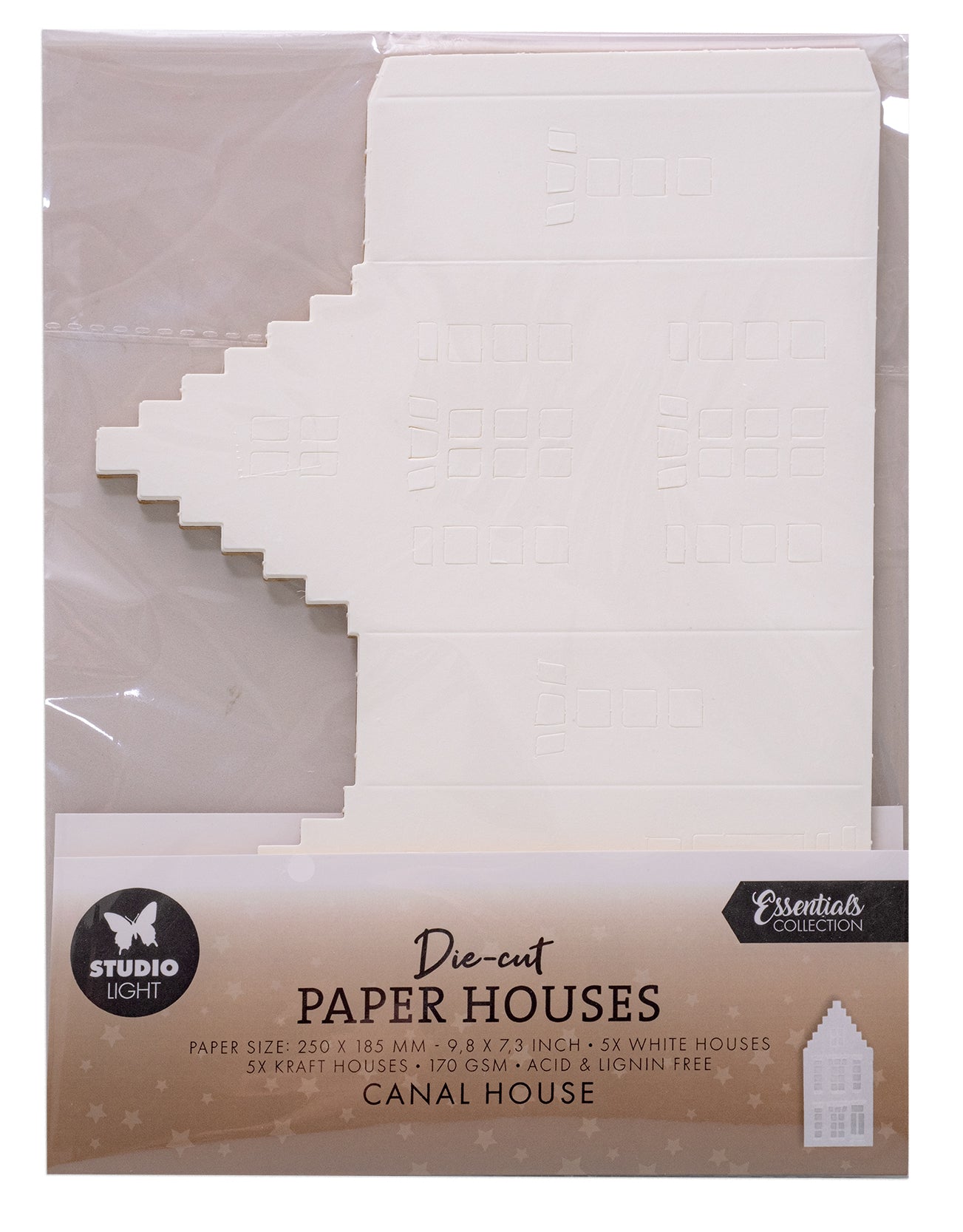 SL Die-Cut Paper Houses Canal House Essentials 10 Sheets