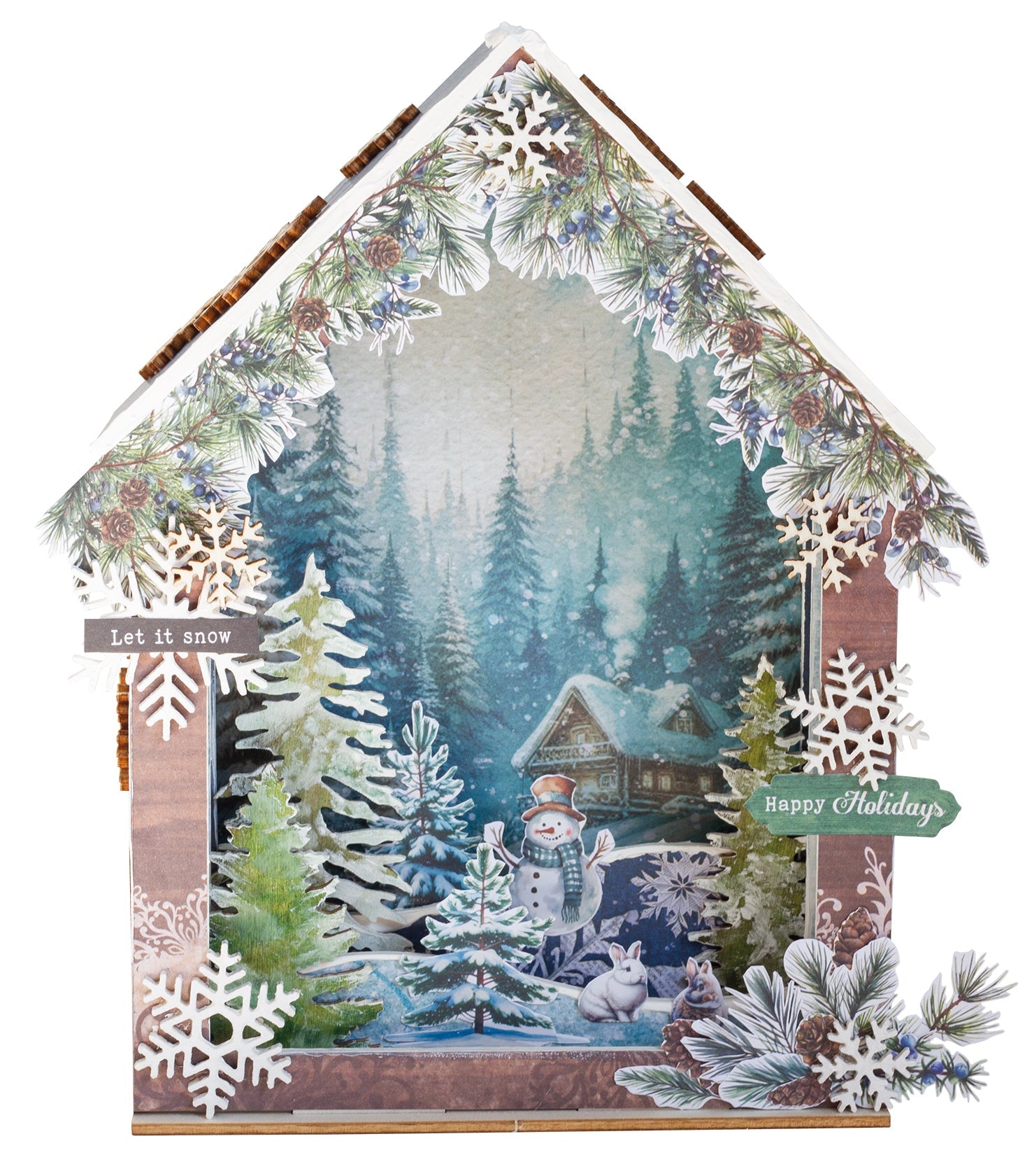 SL Plywood House Scenery Essentials 6 Pieces