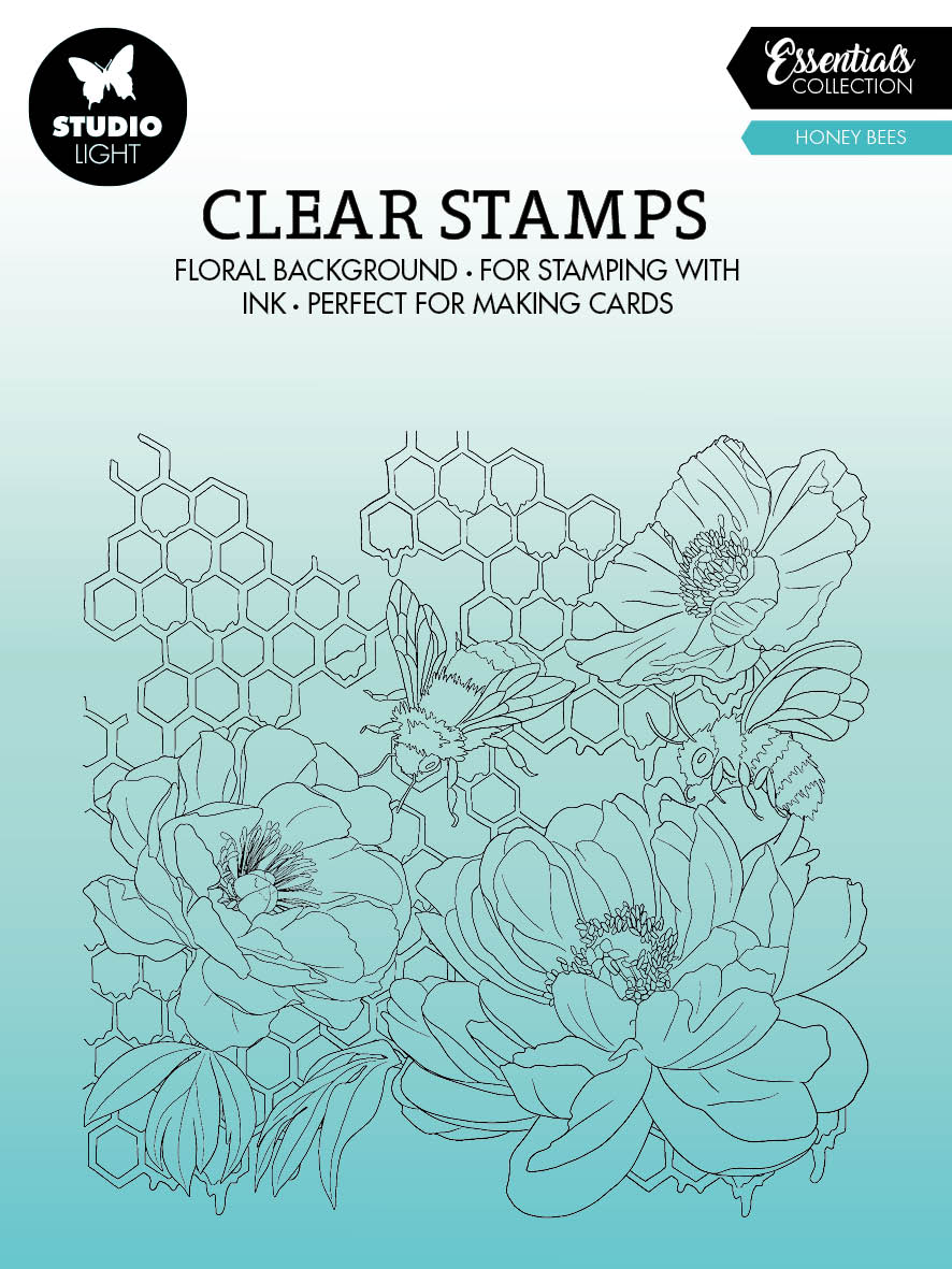 SL Clear Stamp Honey Bees Essentials 88.7x132x3mm 6 PC nr.425