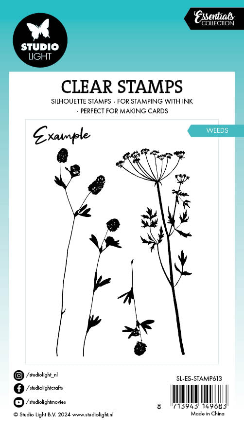 SL Clear Stamp Weeds Essentials 4 PC