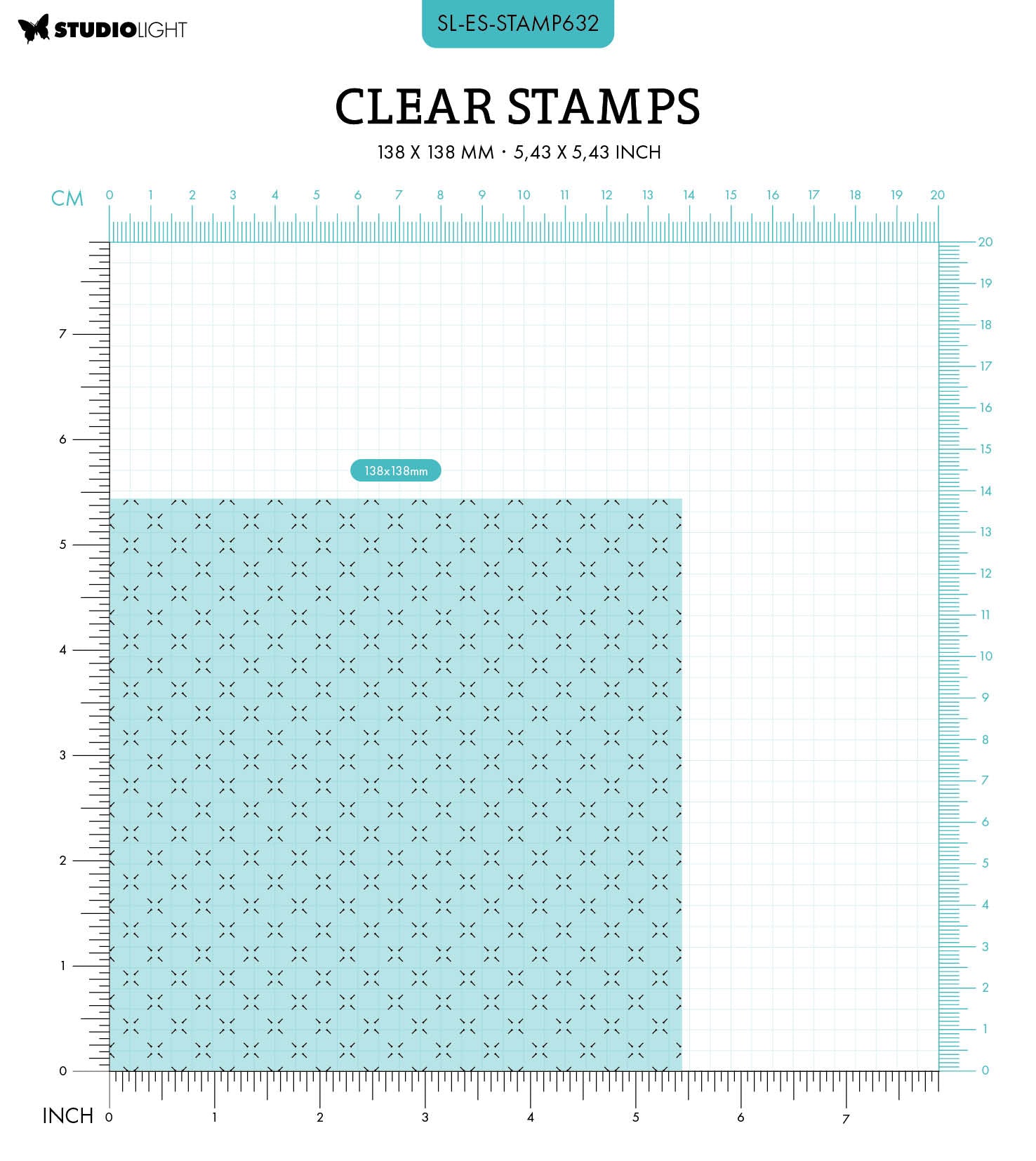 SL Clear Stamp Twinkle Pattern Essentials 1 PC