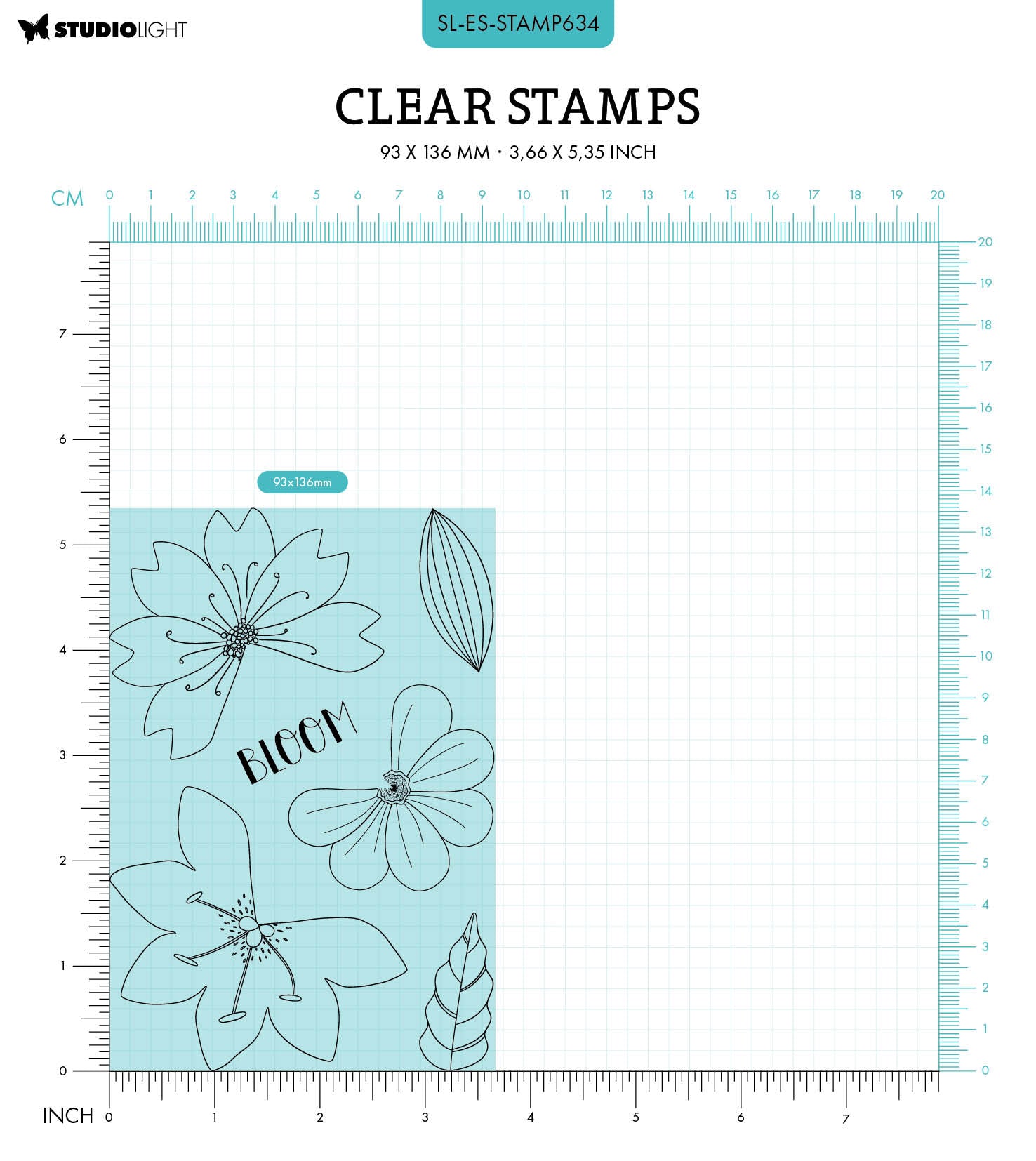 SL Clear Stamp Floral Pop-Up Essentials 6 PC