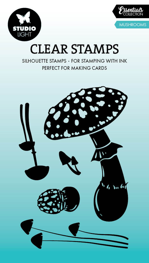 SL Clear Stamp Mushrooms Essentials 5 PC