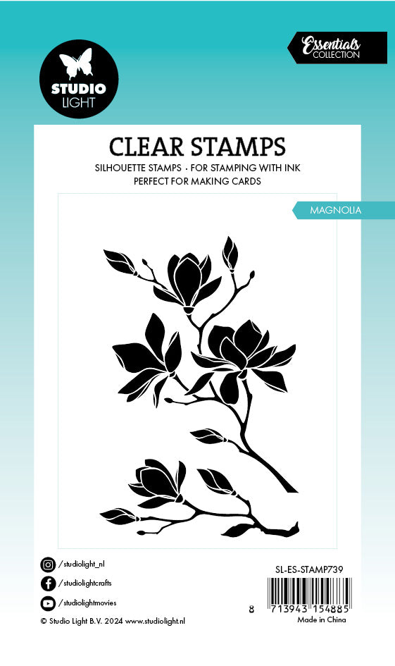 SL Clear Stamp Magnolia Essentials 2 PC