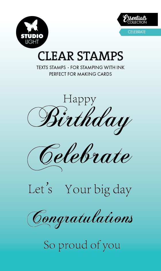 SL Clear Stamp Celebrate Essentials 6 PC