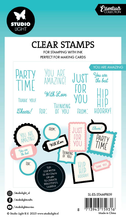 SL Clear Stamp You Are Amazing Essentials 11 PC