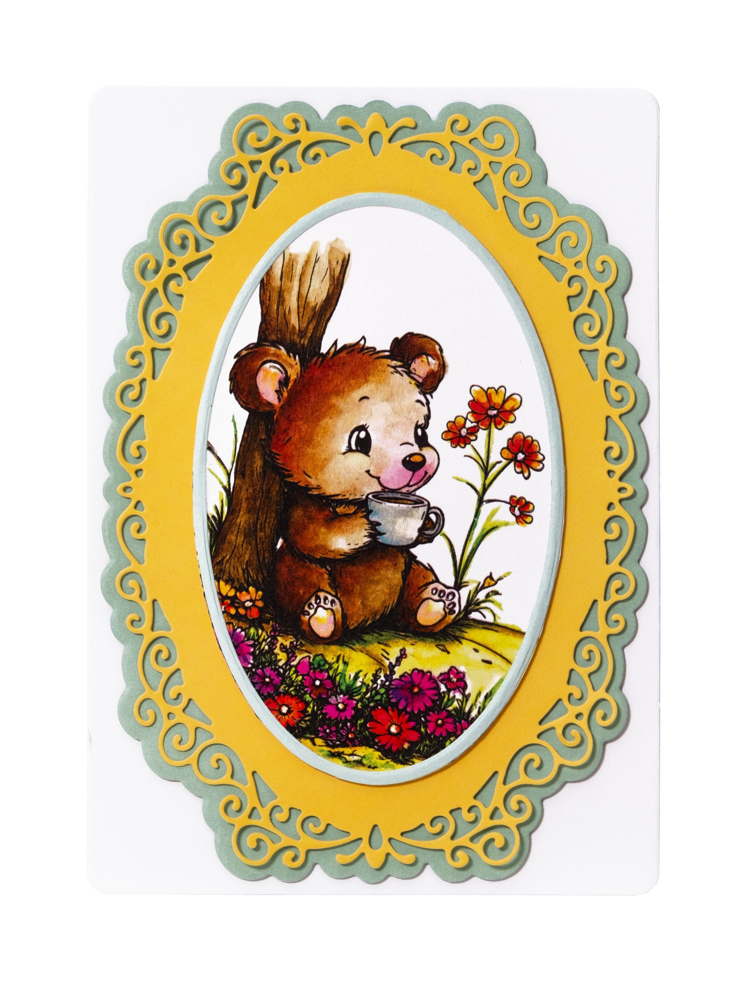 SL Clear Stamp Tea Bear Essentials 1 Pieces