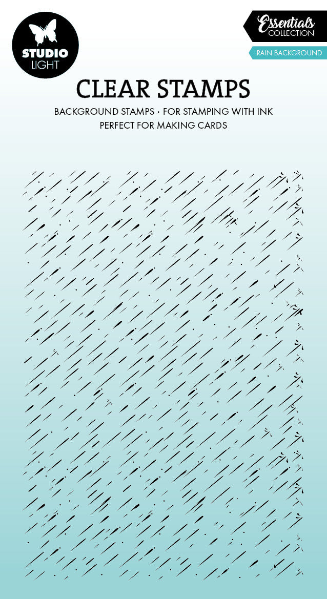 SL Clear Stamp Rain Background Essentials 1 Piece