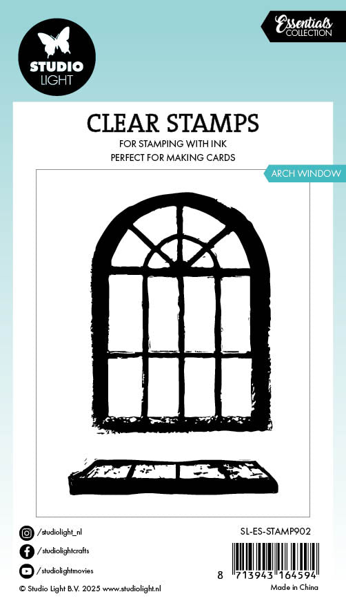 SL Clear Stamp Arch Window Essentials 60x86x3mm 2 Pieces