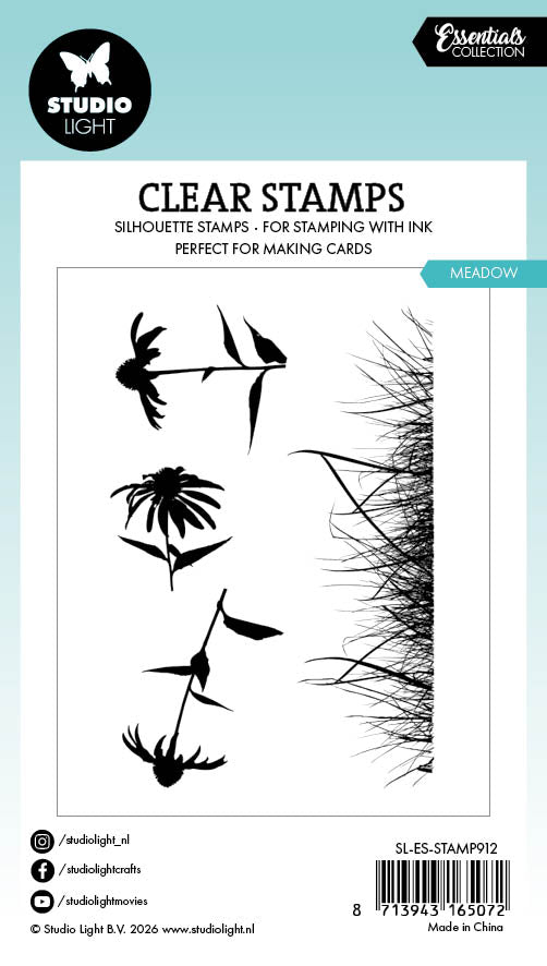 SL Clear Stamp Meadow Essentials 4 Pieces