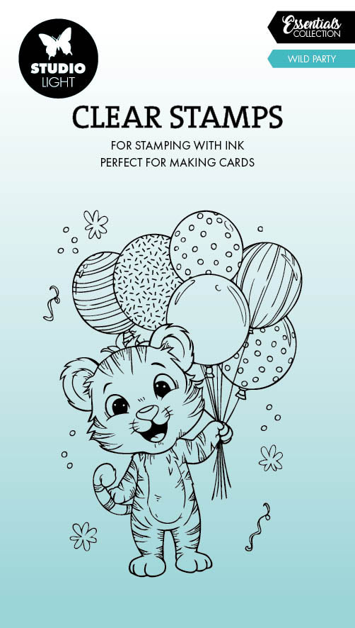 SL Clear Stamps Wild Party - Tiger Essentials 1 Piece