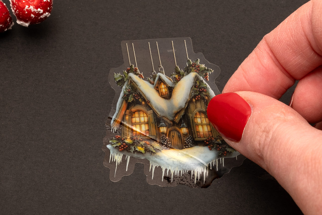 SL Clear Stickers Fairy Christmas 6 Designs Essentials 5 Meter