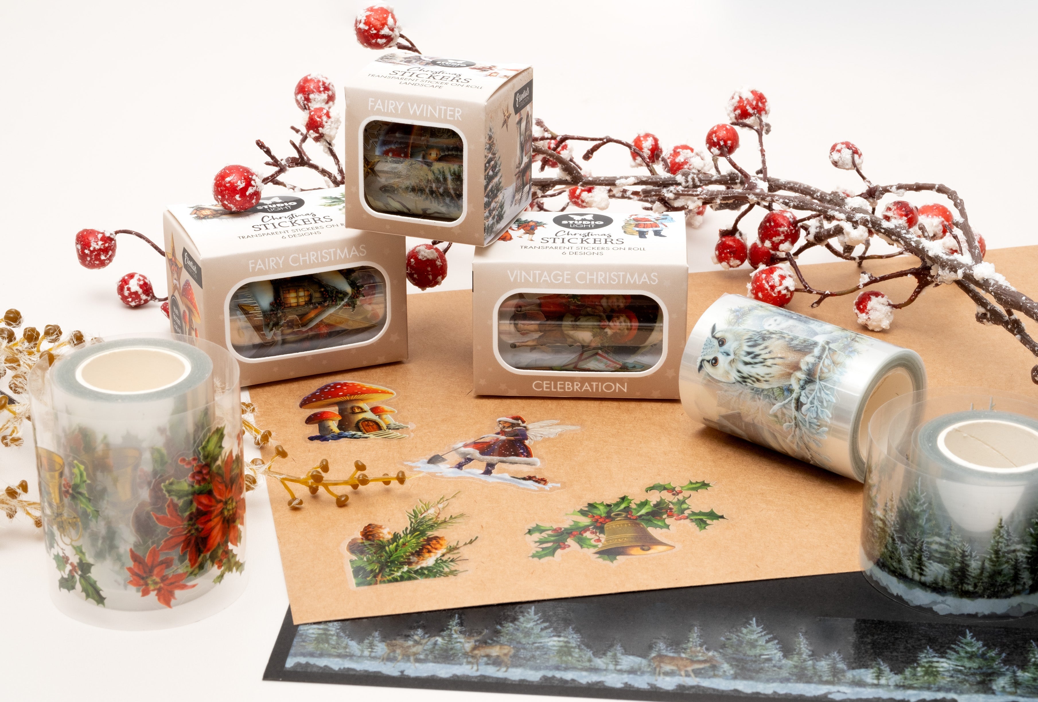 SL Clear Stickers Fairy Winter On A Roll Essentials 5 Meter