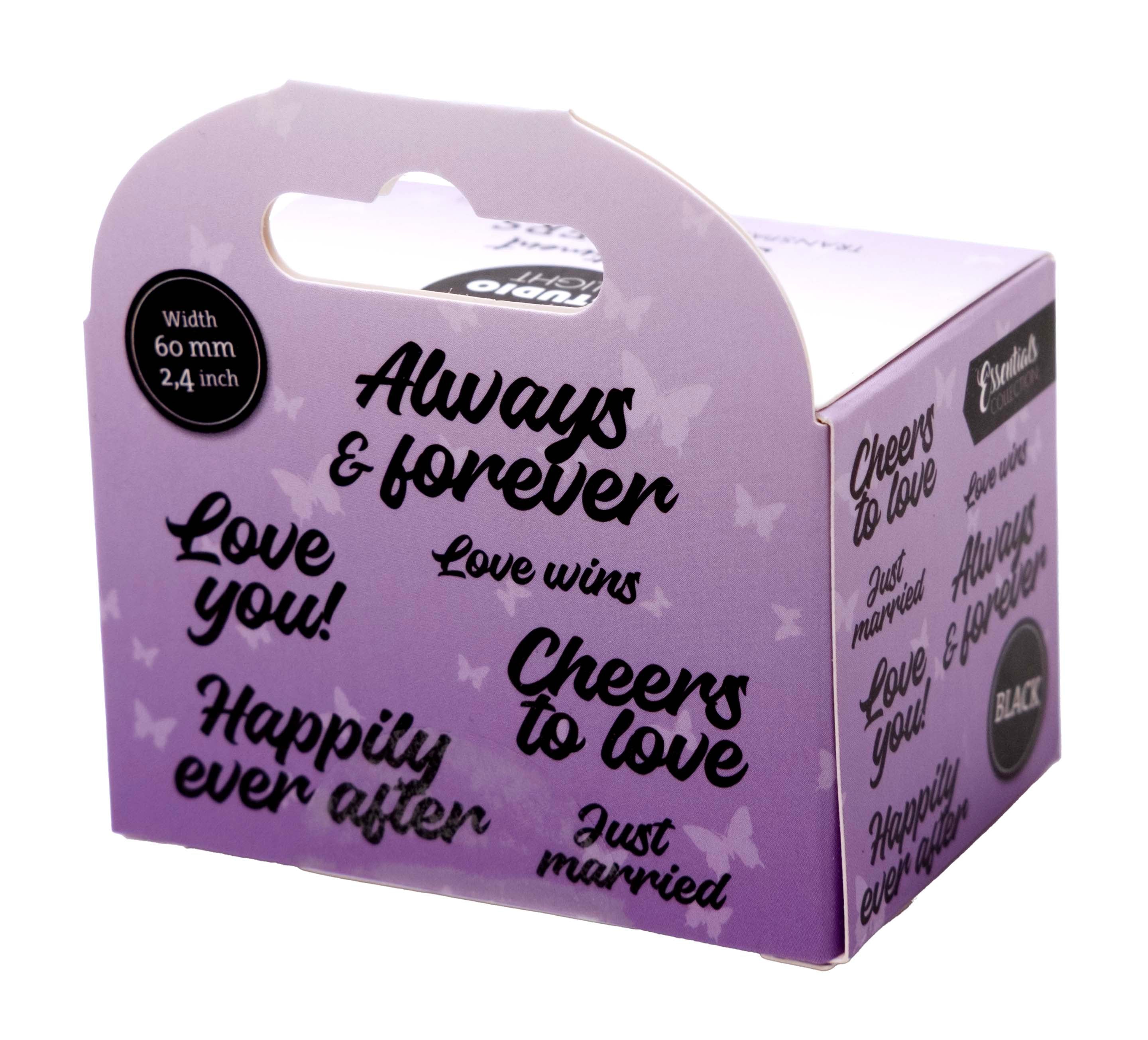 SL Clear Stickers Black - Happily Ever After Essentials 5 Meter
