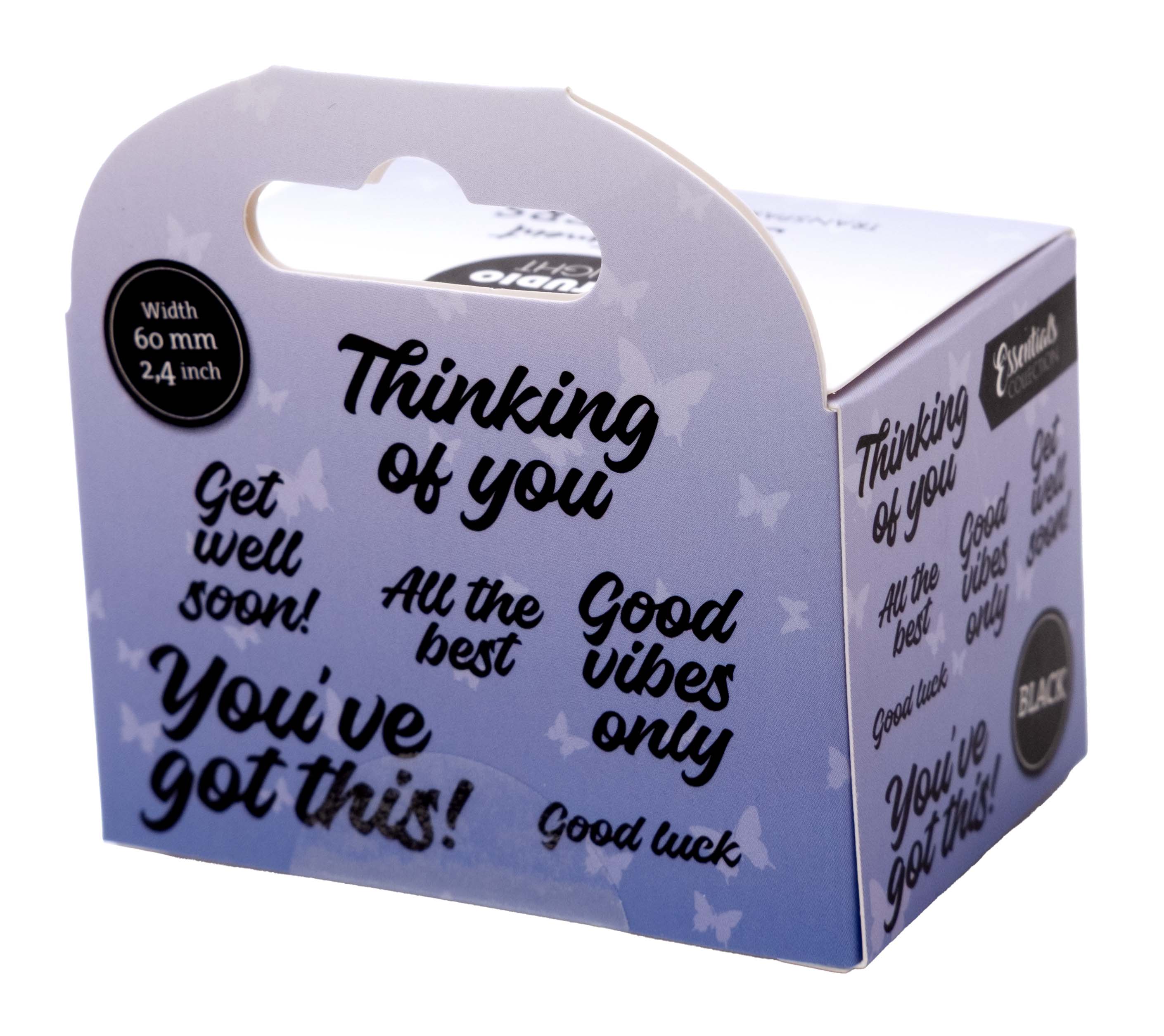 SL Clear Stickers Black - All The Best Essentials 5 Meter