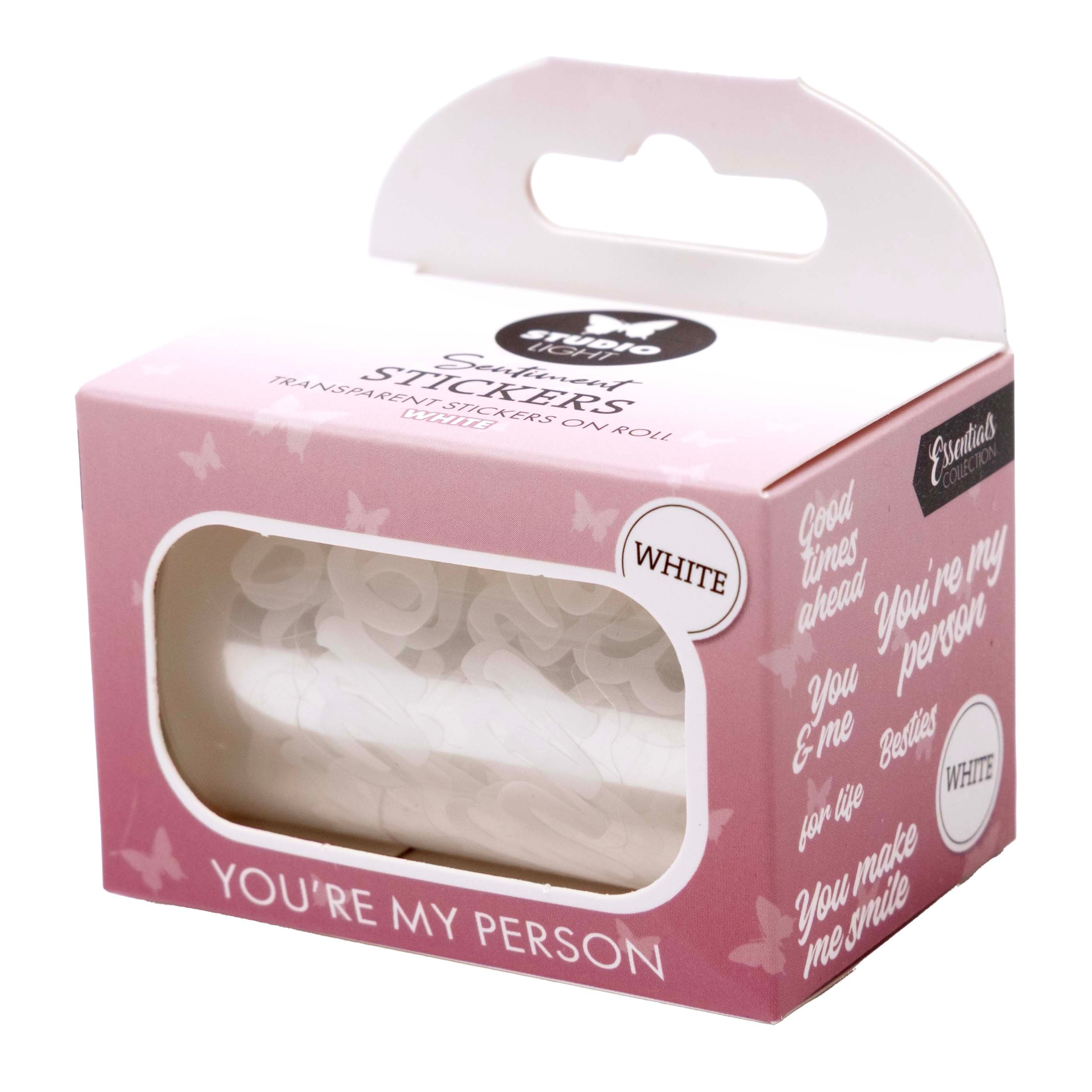 SL Clear Stickers White - You're My Person Essentials 5 Meter