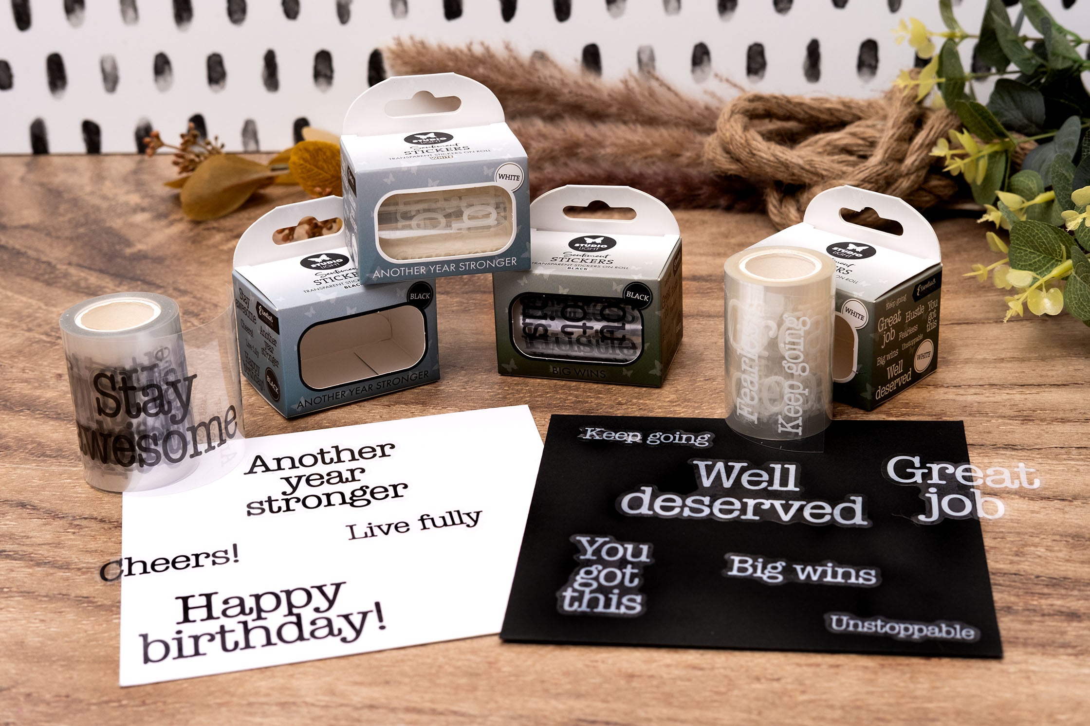 SL Clear Stickers White - Big Wins Essentials 5 Meter