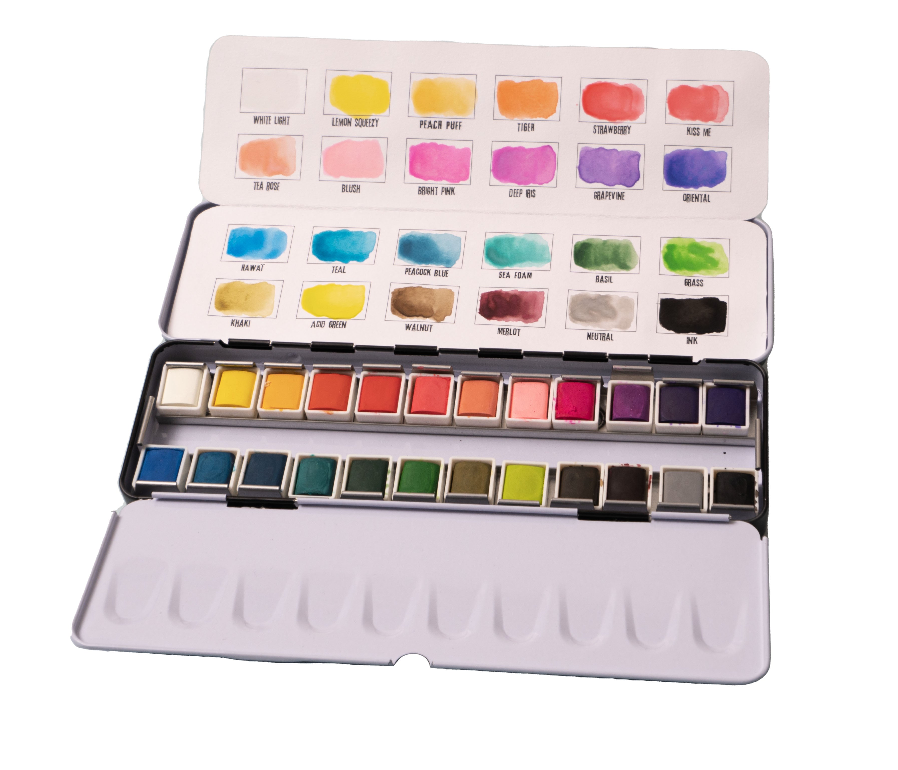 SL Watercolor Paint 24 Colors Essentials +ABM 220x70x20mm 1 PC 02
