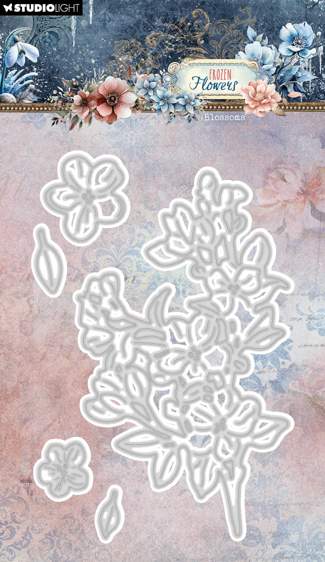 SL Cutting Die Blossoms Frozen Flowers 5 PC