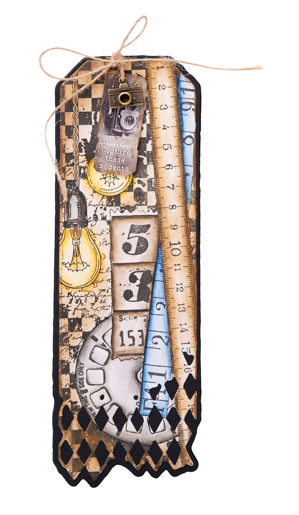 SL Cutting Die Tag Shapes Grunge Collection 6 PC