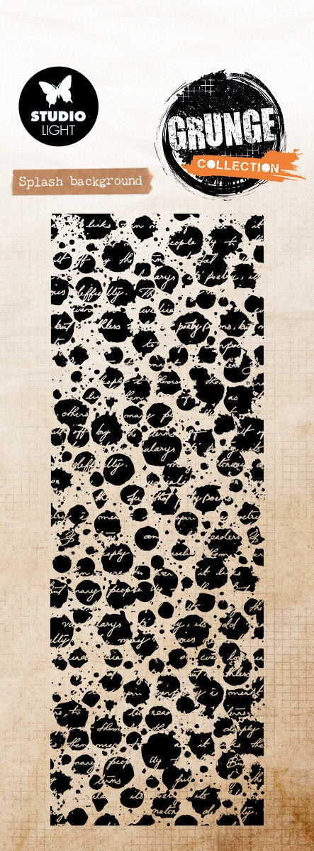 SL Clear Stamp Splash Background Grunge Collection 72x193.6x3mm 1 Pieces