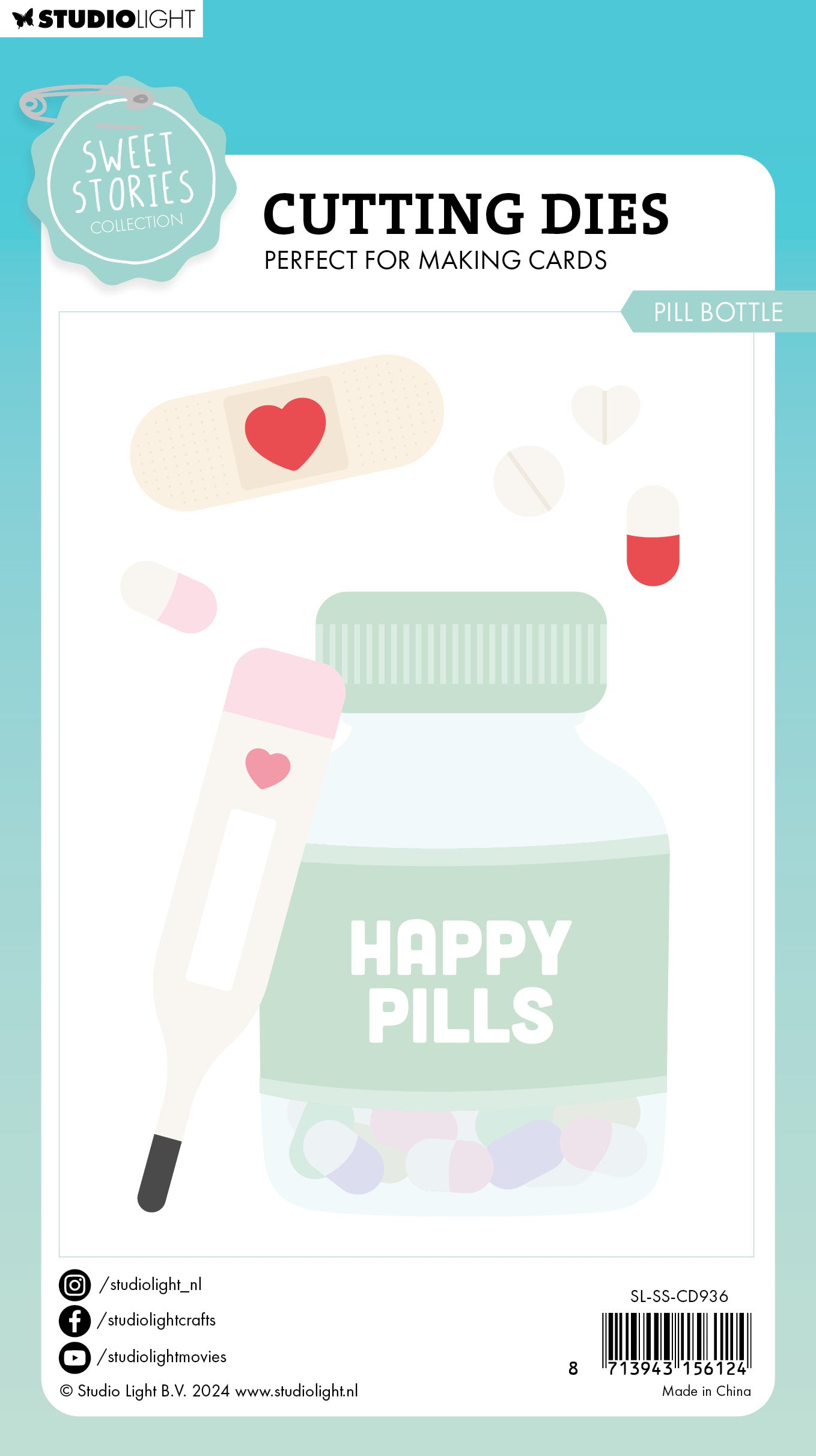 SL Cutting Die Pill Bottle Sweet Stories 17 PC