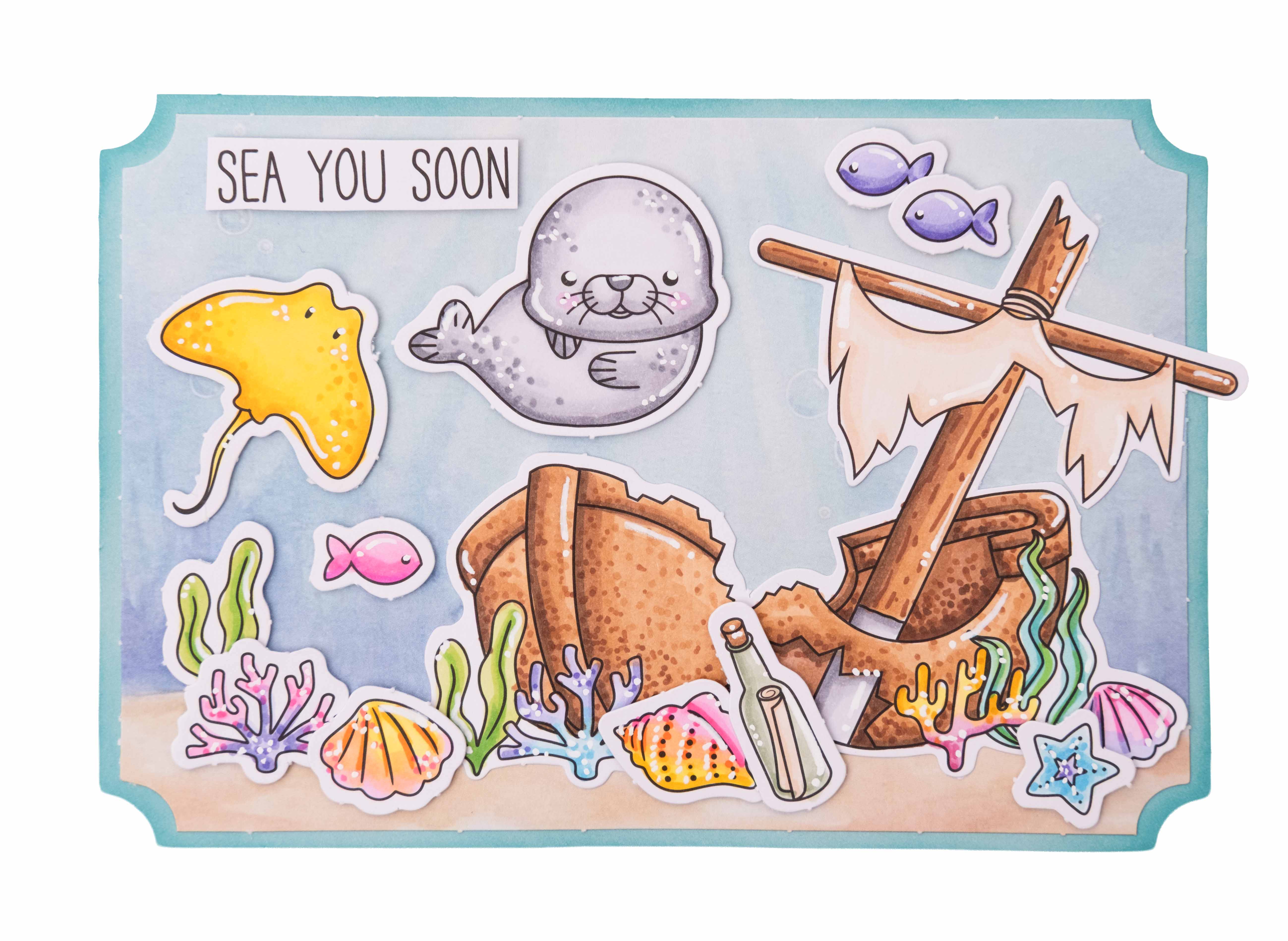 SL Card Making Pad Summer Sweet Stories 13 Sheets