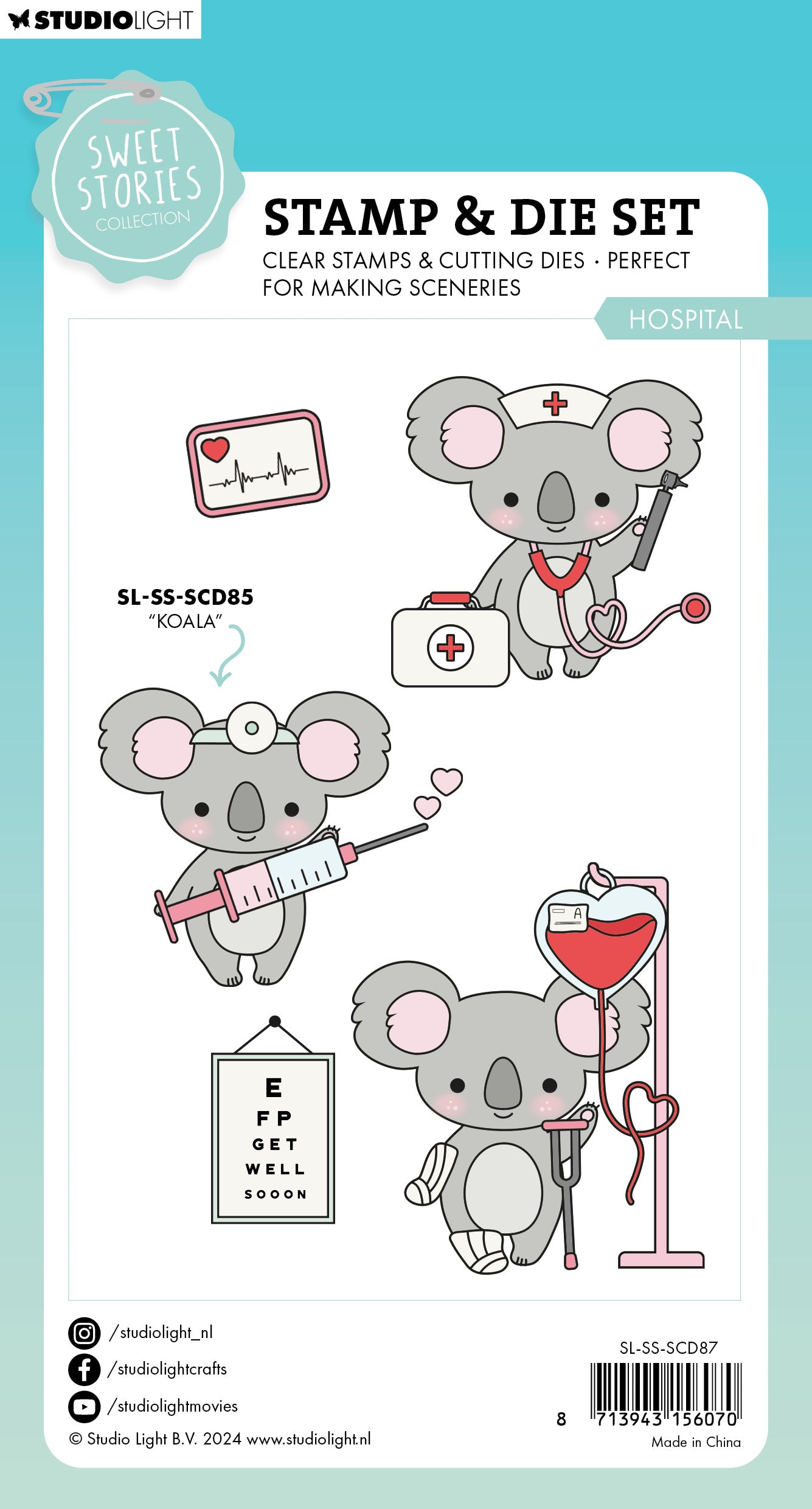 SL Stamp & Cutting Die Hospital Sweet Stories 30 PC