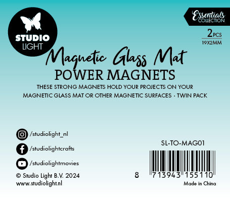 SL Power Magnets For Magnetic Glass Mat Tools Essentials 2 PC