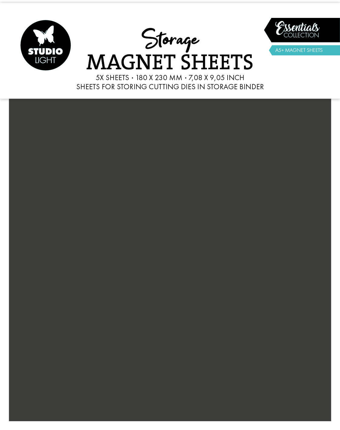 SL Storage Magnet Sheet A5+ Sheet Essentials 5 PC