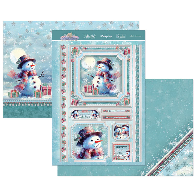 A Jolly Snowman Luxury Topper Set