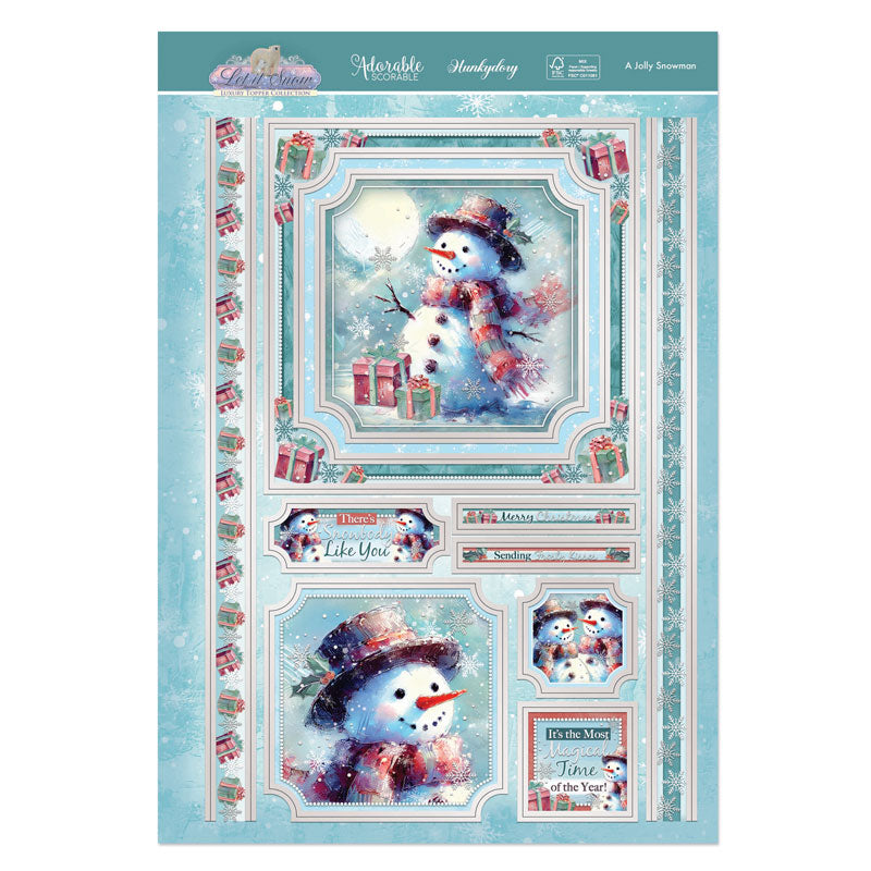 A Jolly Snowman Luxury Topper Set