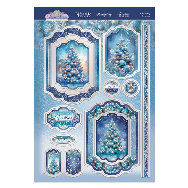 A Sparkling Christmas Luxury Topper Set