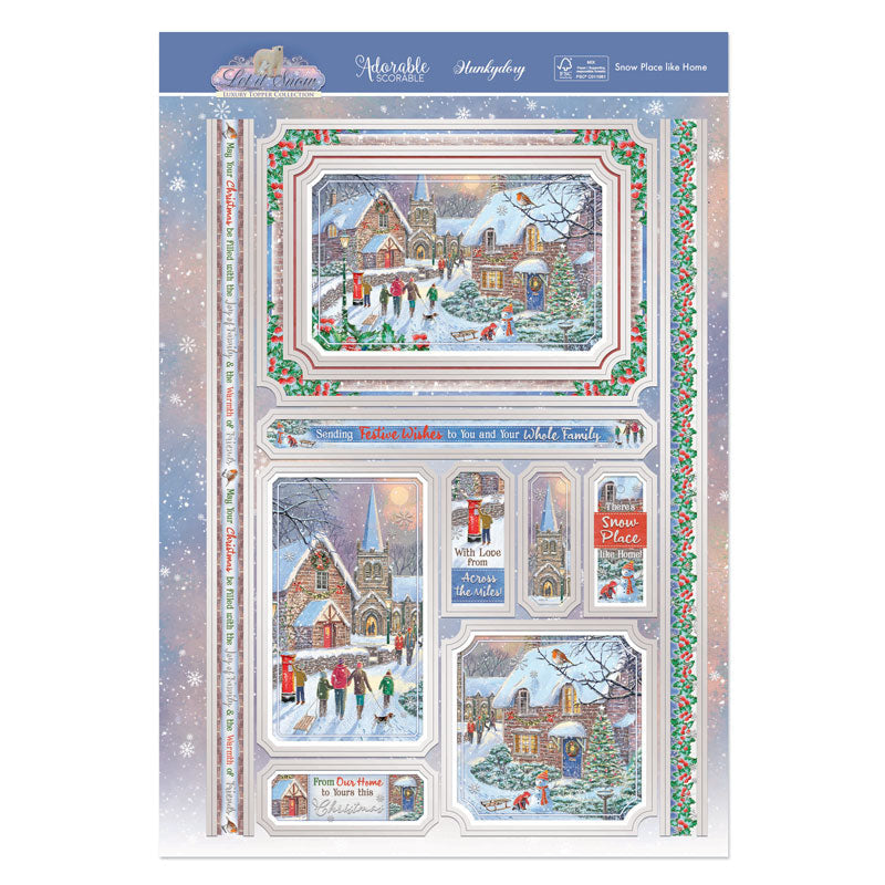Snow Place Like Home Luxury Topper Set