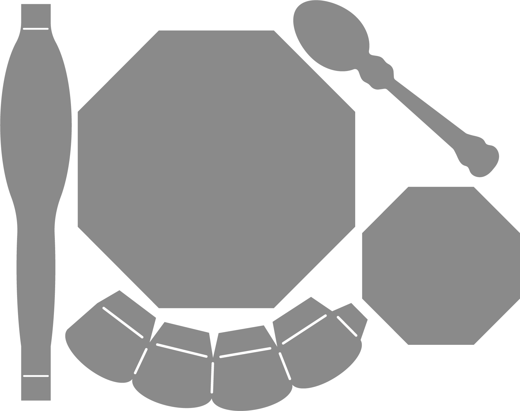 Sara Signature The Gilded Age Die & Stencil Set - Teacup