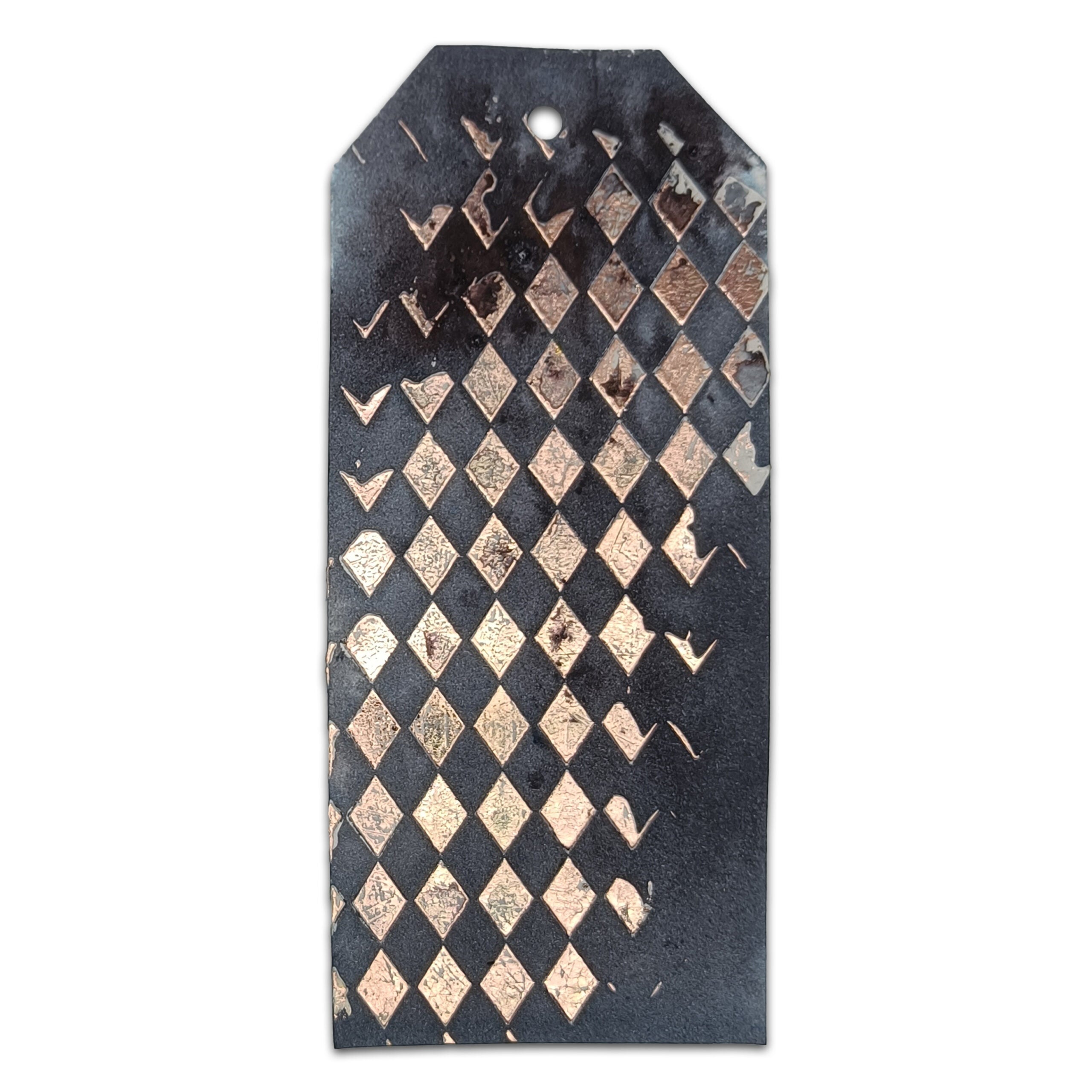 Lavinia Stencil - Diamond Chequerboard