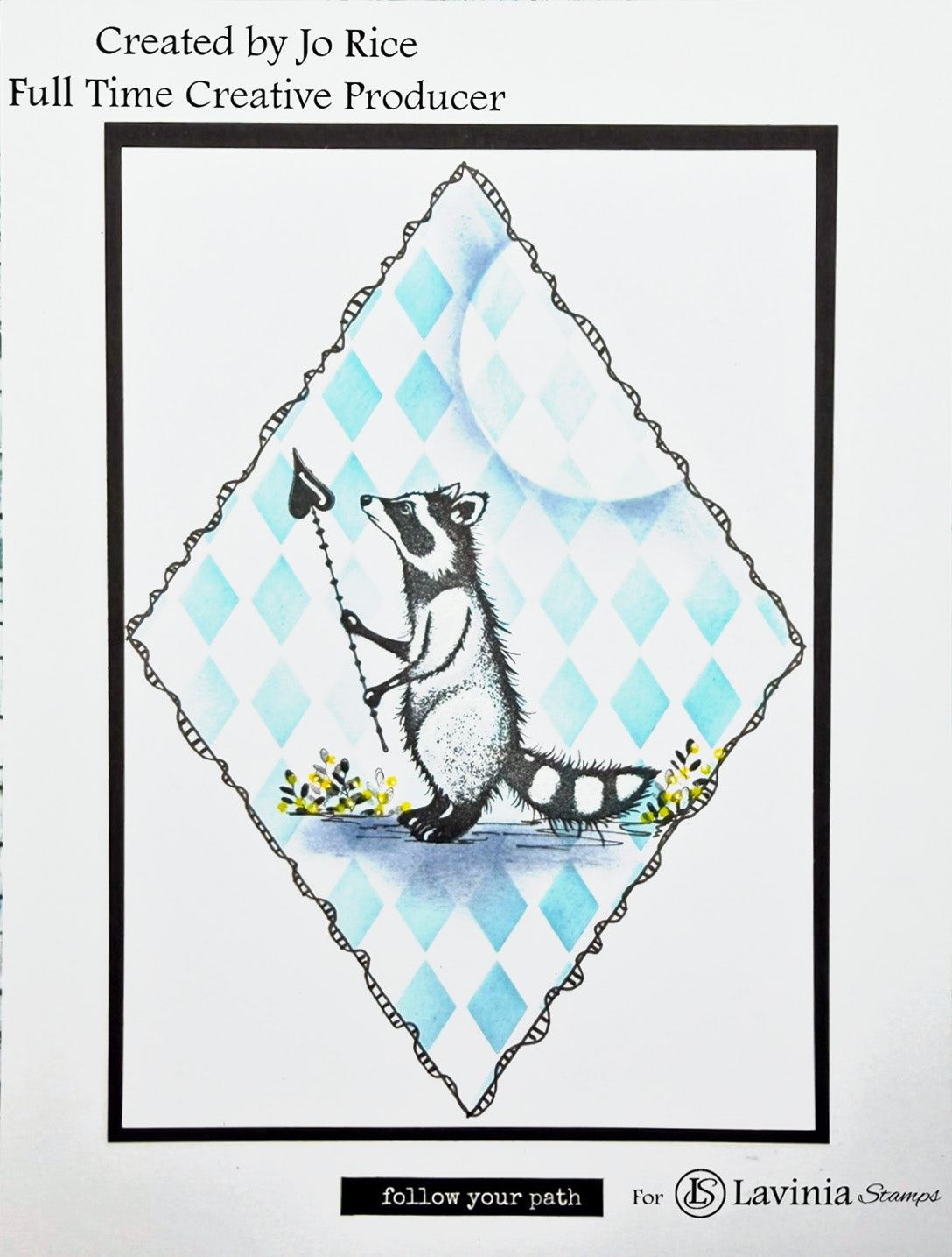 Lavinia Stencil - Diamond Chequerboard