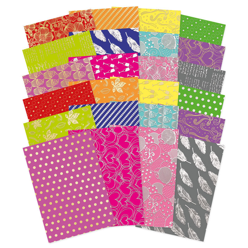 Bold & Bright Stickables A5 Self-Adhesive Foiled Papers