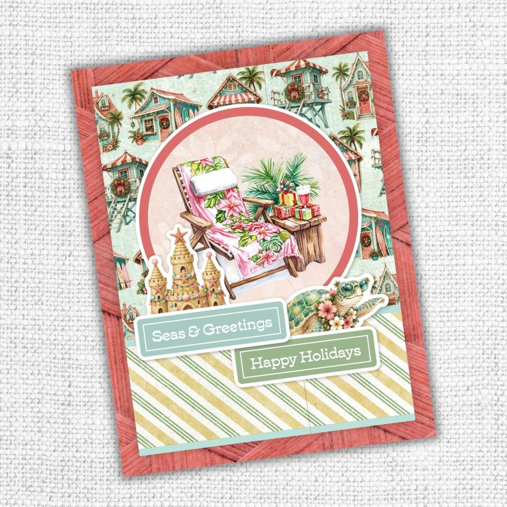Christmas in Paradise 6 x 8" Embossed Die Cuts 36937